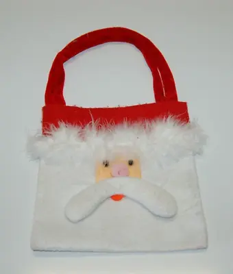 Santa With Mustache Christmas Bag  7  X 7  • $5.99