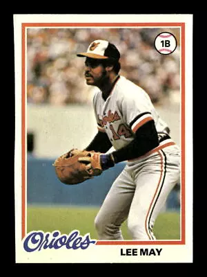 1978 Topps #640 Lee May Baltimore Orioles  EX-MT Baseball Card *E126 • $4.51