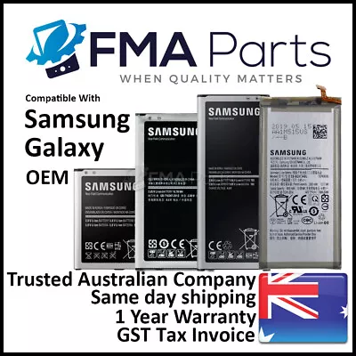 Battery Genuine OEM For Samsung Galaxy S4 S5 S6 S7 S8 S9 S10 S20 S21 Note 5 8 9 • $35.95