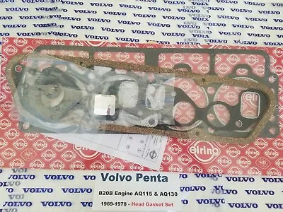  Volvo Penta AQ115A - AQ130A - AQ130B - AQ130C - B20B Head Gasket Set 69-77   • $104.95
