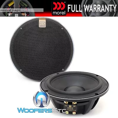 Morel Hybrid Mw6 Mkii 6.5   Car 6 1/2   Audio 4 Ohm 140w Rms Mids Woofers New • $549