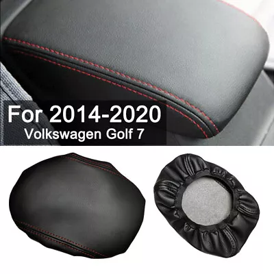 Car Center Console Car Armrest Box Leather Pad Cover For VW Golf 7 2014-2020 • $17.02