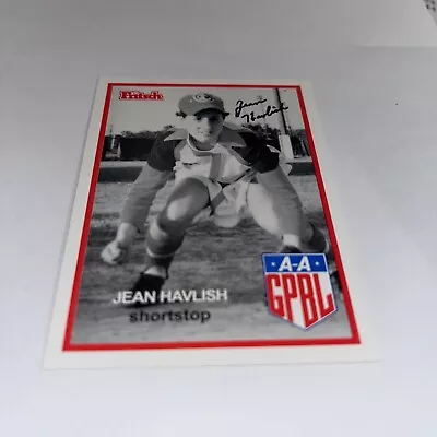 Jean  Grasshopper  Havlish  2011 AAGPBL SIGNED CARD • $5.39