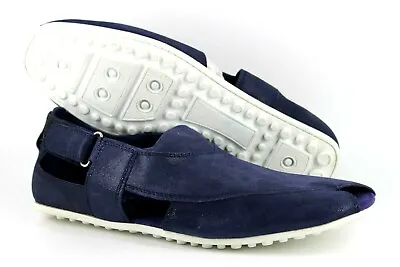 £10.99 • Buy Unze London Womens UK 8 EU41 Navy Blue Touch Close Casual Peep Toe Sandals Shoes