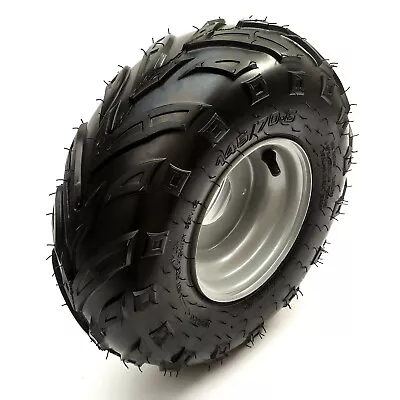 Wheel & Tyre 145x70-6 Knobbly Tread LHD Front / Rear Suzuki LT50 Quad Bike ATV • £25.29