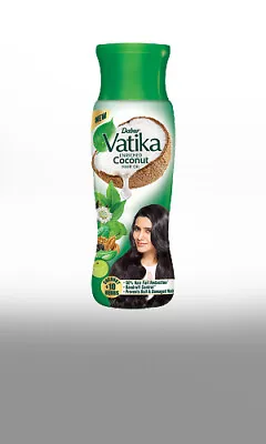 Dabur Vatika Enriched Coconut Oil Hair Fall Reduction Oil Dandruff Control • $7.95