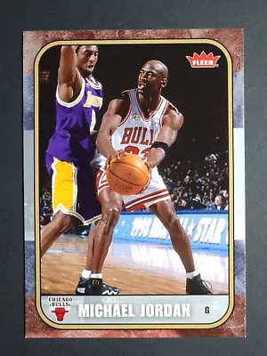 2007-08 Fleer Basketball #92 Michael Jordan Kobe Bryant Chicago Bulls *NRMT/MINT • $82.45