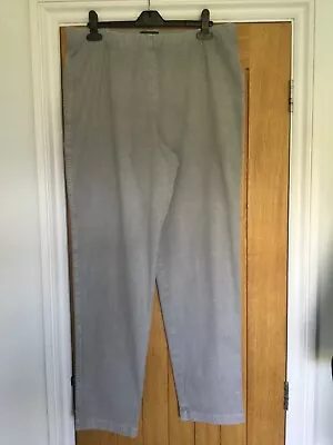 £39.99 • Buy Oska Womens Pull On Trousers UK 16 / 18 Cotton Stretch Grey Size 4. BNWOT