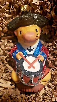 $23.18 • Buy Vaillancourt Polish Glass Ornament Colonial Mouse Signed 2011