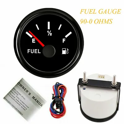 52MM 2-1/16'' Fuel Level Gauge 90-0 Ohms USA STOCK For Car Truck Boat Fuel Tank • $23.70