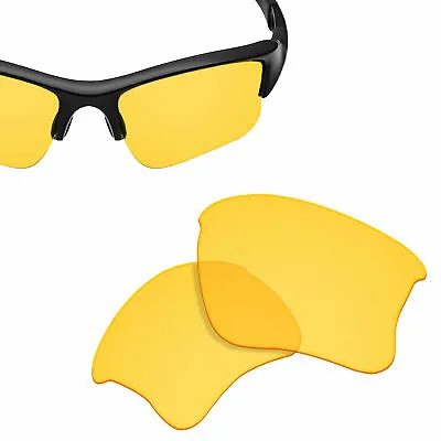 Replacement Lenses For-OAKLEY Flak Jacket XLJ Sunglasses HI-DEF Yellow UVA&UVB • $12.69