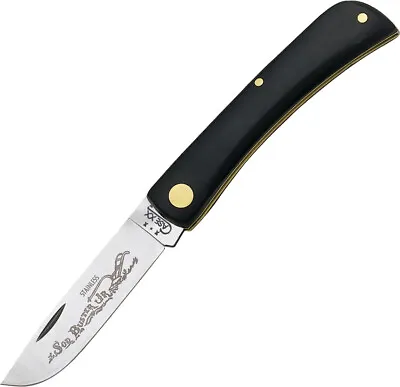$30.84 • Buy Case XX 2137SS Sod Buster Jr Black Stainless Steel Folding Pocket Knife 095
