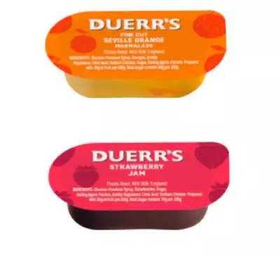 Duerrs Jam Marmalade Spread Portions 20g Single Individual Multiple • £7.49