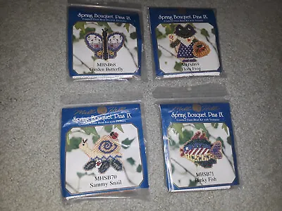 Rare Mill Hill Spring Bouquet Pins Ix Glass Bead Kit W/ Treasures - You Choose: • $14.95