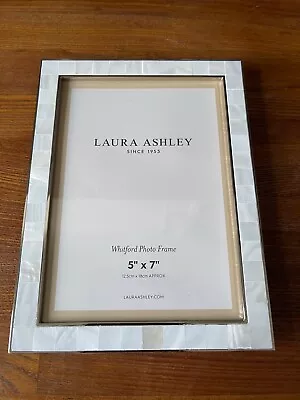 Laura Ashley Chrome Whitford Nickel Plated Picture Frame • £11.98