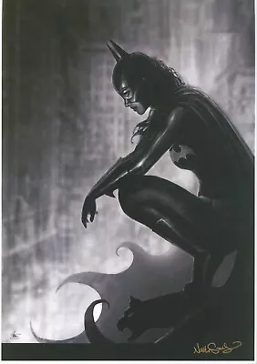 Nathan Szerdy SIGNED DC Comics Batman Art Print ~ Batgirl Over Gotham • $25.99