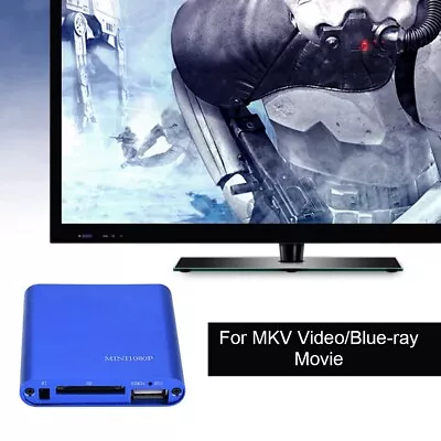 HD Media Player Mini HD Media Player /AV Output 1080P For Home • £38.19