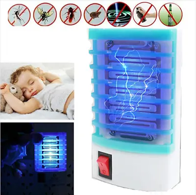 Electric UV Mosquito Killer Lamp Outdoor/Indoor Fly Bug Insect Zapper Trap New • $4.90