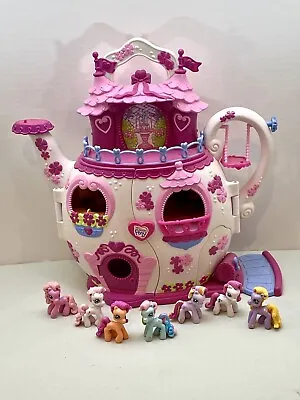 My Little Pony Teapot Palace House Lights & Sounds Works + Pony Figures • $25
