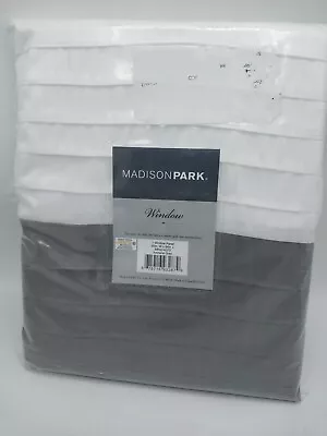 Madison Park Window Panel Curtain Amherst  Gray 50in W X 84in L  • $14.95