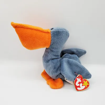 $9.49 • Buy Ty Beanie Baby  Scoop  The Pelican 1996 Retired Stuffed Animal Good Condition