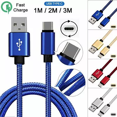 Heavy-duty Braided Fast Charge USB C TYPE C Data Phone Charger Cable Nonoem Au • $5.39