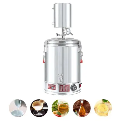 220V Automatic Electric Heating Alcohol Distiller Wine Making Boiler With Water  • $566.99