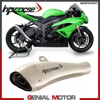 Exhaust Hp Corse Hydroform Satin Kawasaki Zx 6 R 2011 11 • $412.30