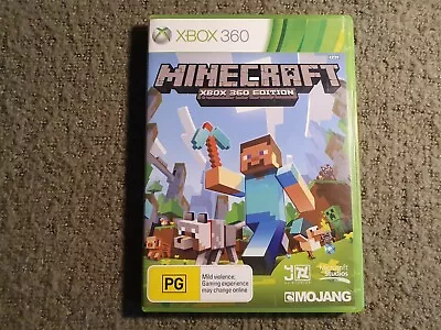 Minecraft Xbox 360 Edition Microsoft XBox 360 PAL Game • $20