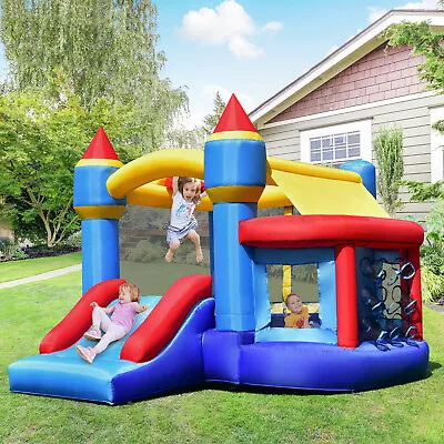 Inflatable Kids Jumping Castle Bouncy House 5IN1 Trampoline Yard(without Blower) • $248.95