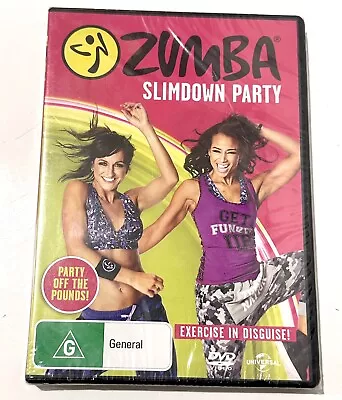 Zumba Slim Down Party  DVD Region 4 Brand New Sealed • $19.99