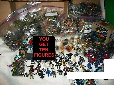 HALO Mega Bloks Construx Figures COLLECTION SALE Get TEN(10) RANDOM READ LISTING • $23.99