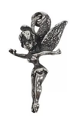 Vintage Sterling Silver Walt Disney Productions Tinkerbell Charm For Bracelet • $19.99