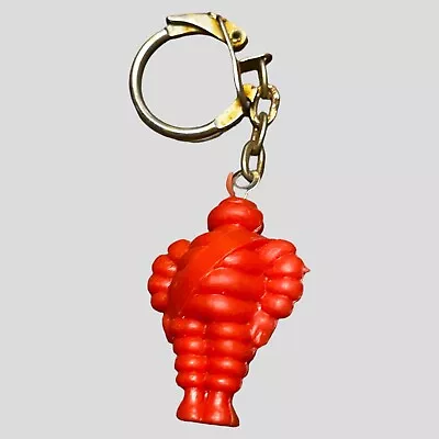 Michelin Man Bibendum Advertising Keychain Red Vintage • $9.89