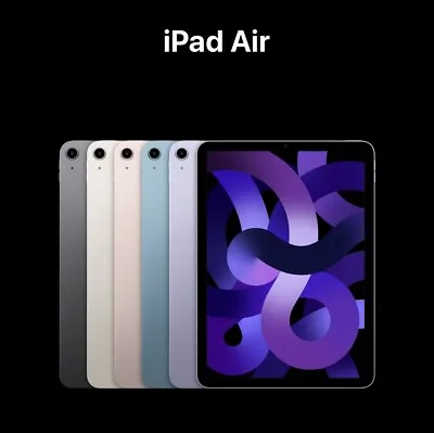 2022 Apple IPad Air 5th Gen 64GB/256GB WiFi 10.9  Latest Model M1 • $505