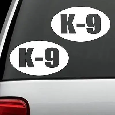 2-COUNT K9 K-9 Dog Decal Sticker M1102 Police Drug Unit Laptop Mirror • $3.58