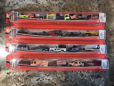 Matchbox 2002 Hero City Tube Fire Emergency Vehicles 5 Piece Set • $60