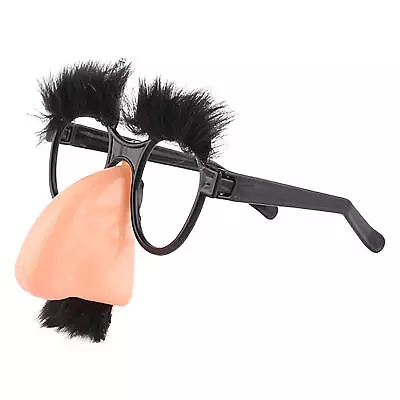 Disguise Glasses Big Nose Glasses With Eyebrows Mustache Silly Funny Photo • $7.71