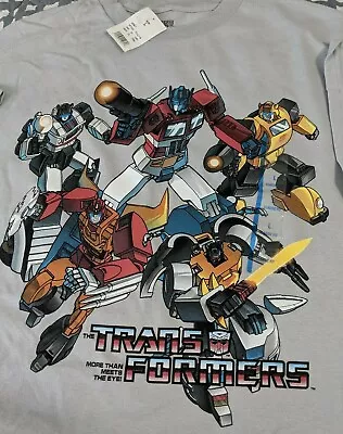 Transformers Licensed Autobots T-Shirt Cartoon G1 Mens Large Gray Graphic Tee  • $14.99