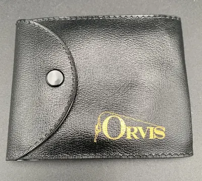 Vintage ORVIS 6 Pocket Leader Wallet W/ 6 Original Leaders NOS • $63.62