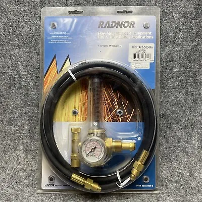 Radnor HRF1425-580-RA Victor Medium Duty Argon And Argon/CO2 Mix Flowmeter Reg. • $229.99