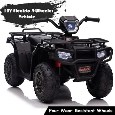 Kids Ride On ATV 12V Four Wheeler Quad For Kids With LED Lights High/Low Speed • $119.99