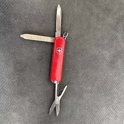 Original Classic SD Swiss Army Knife Red 58mm See Photos Knife File Scizzors • $9.95