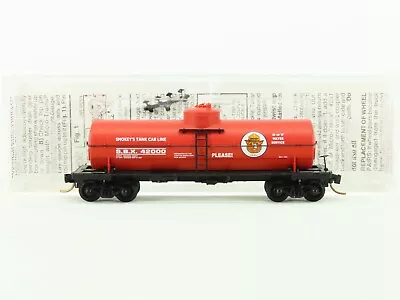 N Micro-Trains MTL 65460 SBX Smokey Bear MofW 39' Single Dome Tank Car #42000 • $21.95