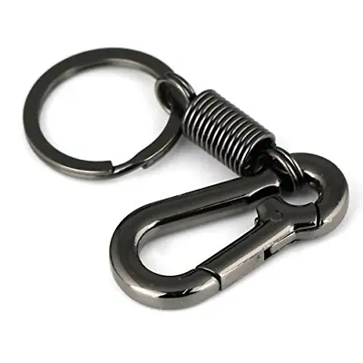 Maycom Retro Style Simple Strong Carabiner Shape Keychain Key Chain Ring Keyr... • $12.17