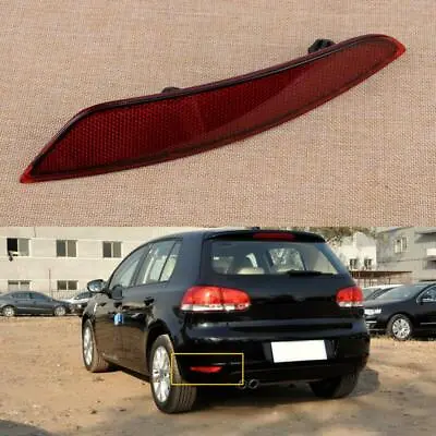 Car Left Rear Bumper Corner Reflector Light Fit For VW Golf 6 MK6 2009-2013 • $8.88