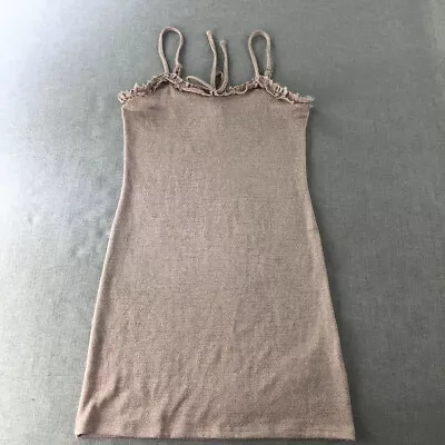 Urban Outfitters Womens Camisole Blouse Size M Pink Sleeveless Knit Stretch Top • $13.98
