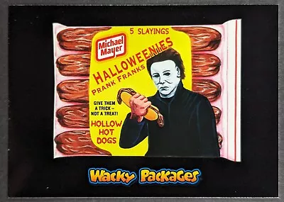 Halloween Michael Myers 2018 Topps Wacky Packages Horror Sticker Card #2 (NM) • $4.95