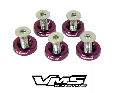 Vms 20pc Fender Washers Suzuki Honda Yamaha Kawasaki Ducati 10mm Bolt Kit Purple • $29.95