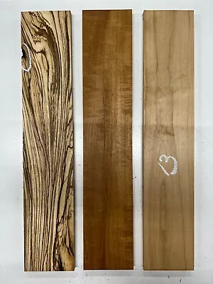 3 Pack Multispecies Thin Stock Lumber Board Wood Blank | 21 X 4 X 1/2  #13 • $6.99